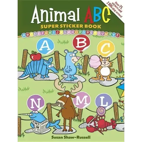 Animal ABC Super Sticker Book