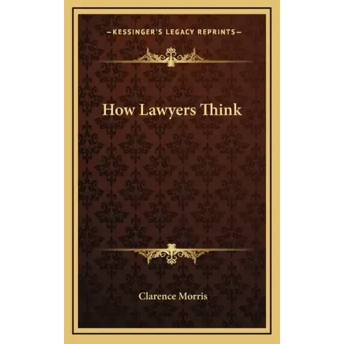 How Lawyers Think