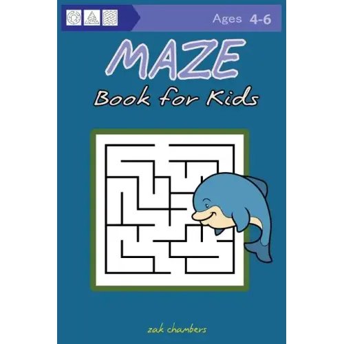 MAZE Book for Kids Ages 4-6