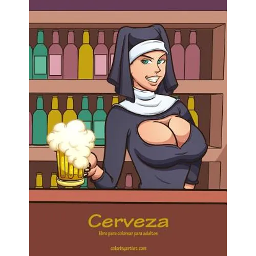 Cerveza libro para colorear para adultos 1