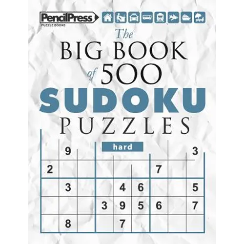 The Big Book of 500 Sudoku Puzzles Hard (with answers)