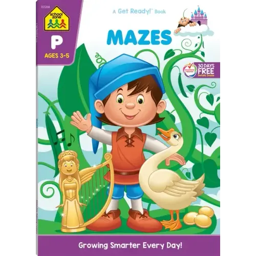 School Zone Mazes Workbook
