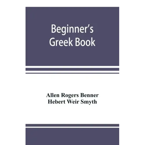 Beginner's Greek book