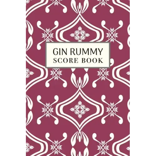 Gin Rummy Score Book: 6x9, 110 pages, Keep Track of Scoring Card Games