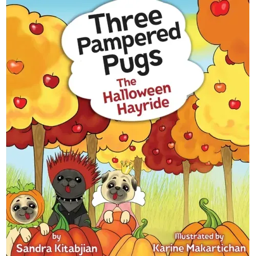 Three Pampered Pugs: The Halloween Hayride