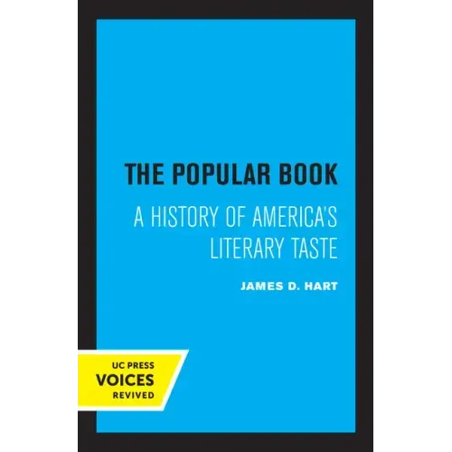 The Popular Book: A History of America's Literary Taste
