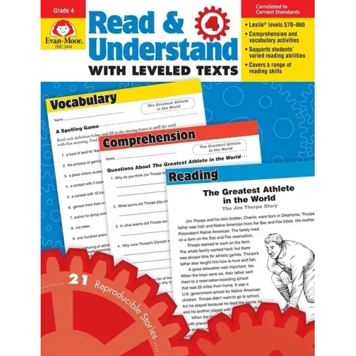 Read and Understand with Leveled Texts, Grade 4 Teacher Resource