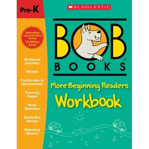 Bob Books - More Beginning Readers Workbook Phonics, Writing Practice, Stickers, Ages 4 and Up, Kindergarten, First Grade (Stage 1: Starting to Read)