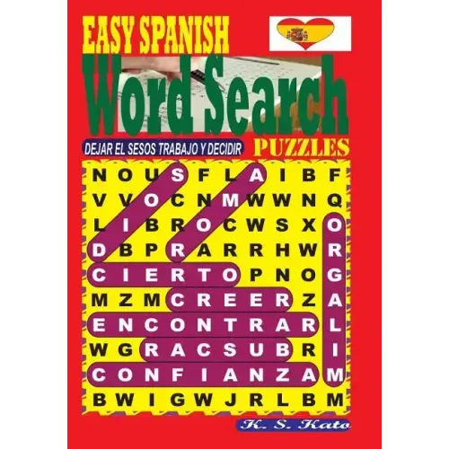 EASY SPANISH Word Search Puzzles