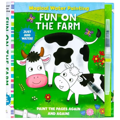 Magical Water Painting: Fun on the Farm: (Art Activity Book, Books for Family Travel, Kids' Coloring Books, Magic Color and Fade)