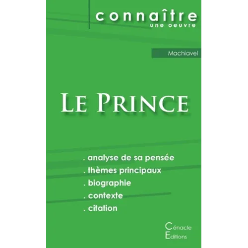 Fiche de lecture Le Prince de Machiavel (Analyse philosophique de référence et résumé complet)