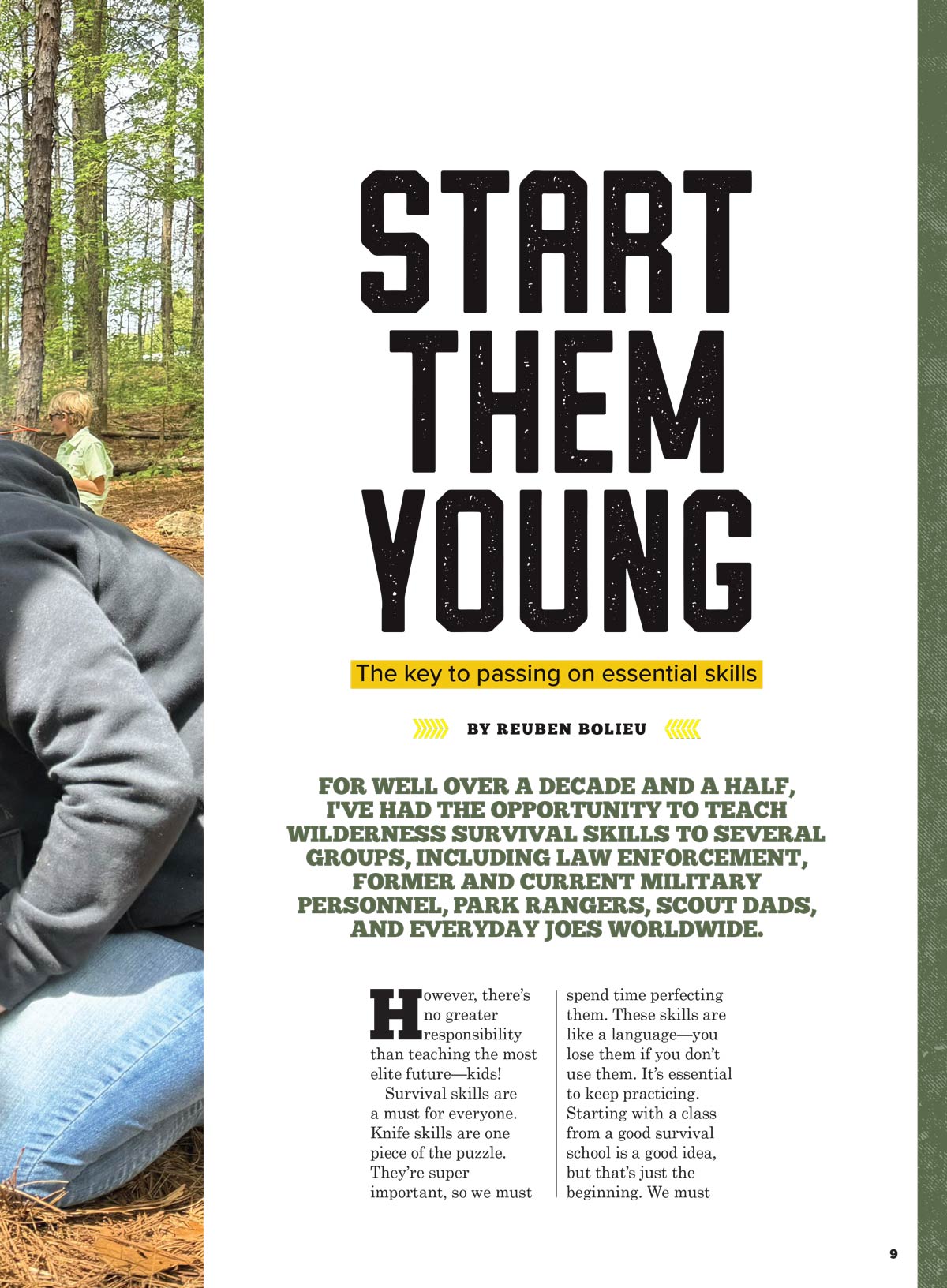 Backwoods Survival Guide - Living Off The Land No. 31:  200+ Essential Tips For The Simple Life, Self Reliance Strategies, Wilderness Skills, Homesteading Necessities, Challenges & More!