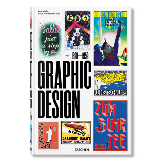 The History of Graphic Design. Vol. 1. 1890–1959 (German, French, English) Book