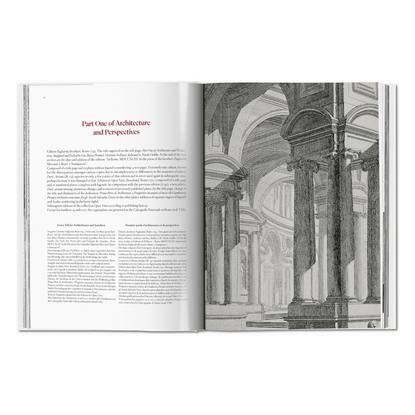 Piranesi. The Complete Etchings (German, French, English) Book