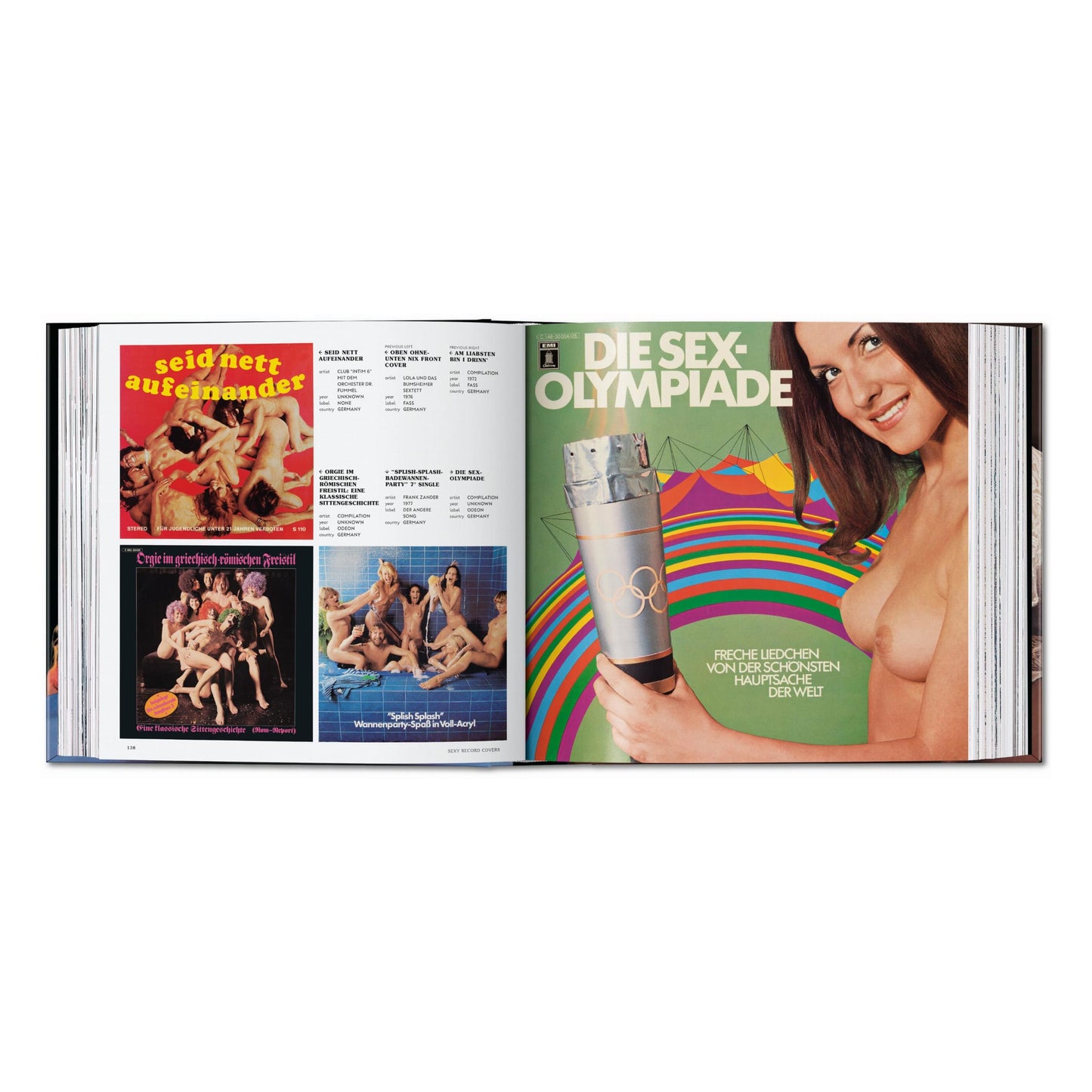 Sexy Record Covers (English) Book