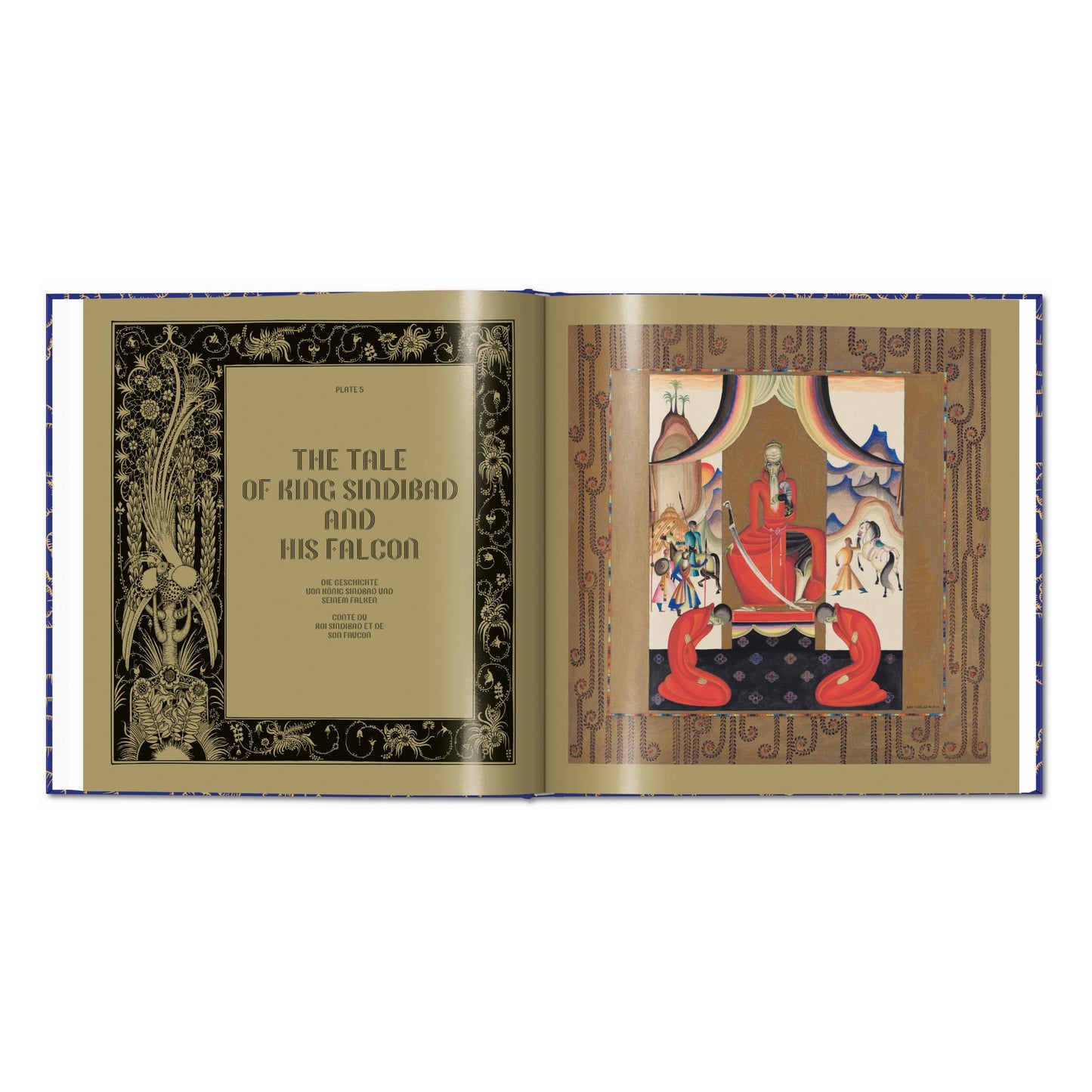 Kay Nielsen. 1001 Nights (German, French, English) Book