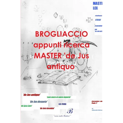 BROGLIACCIO appunti ricerca MASTER 'de Jus antiquo'