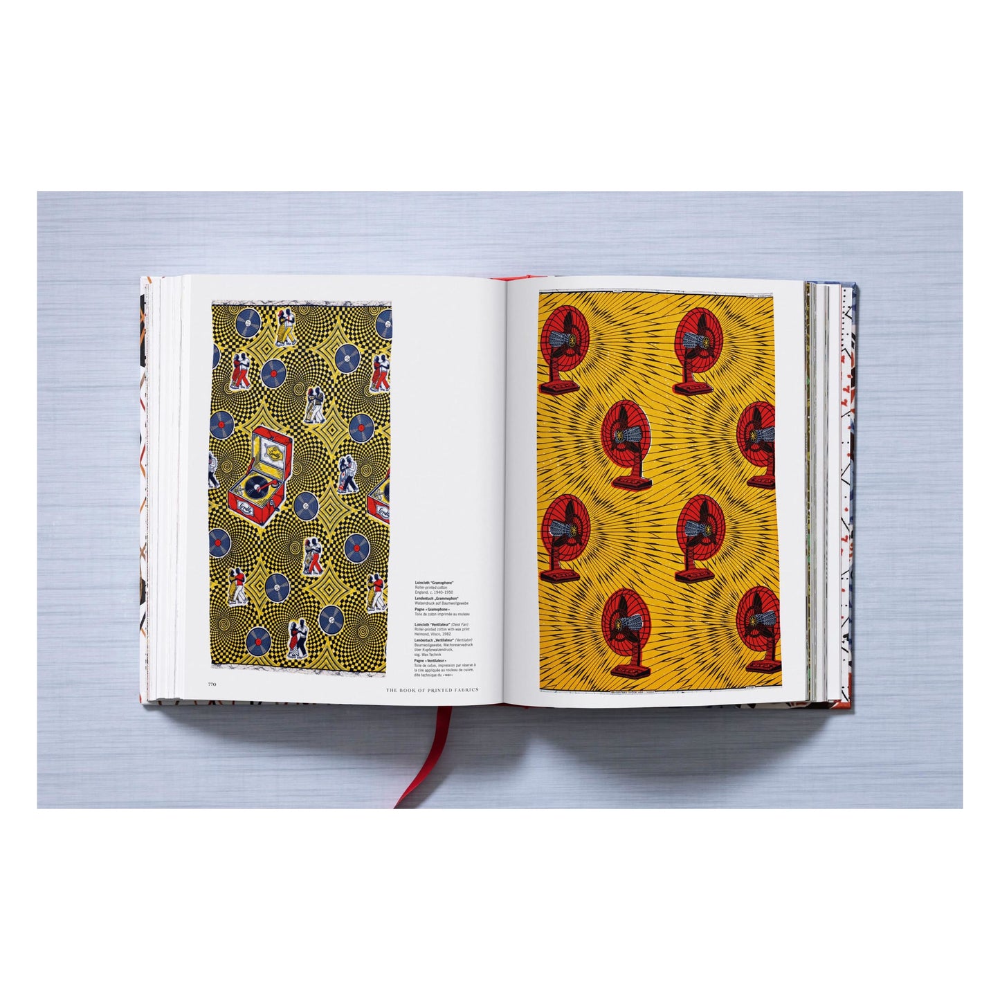 Printed Fabrics. From the 16th century until today (German, French, English) Book