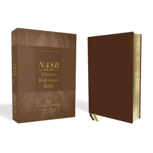 Nasb, Classic Reference Bible, Genuine Leather, Buffalo, Brown, Red Letter, 1995 Text, Comfort Print