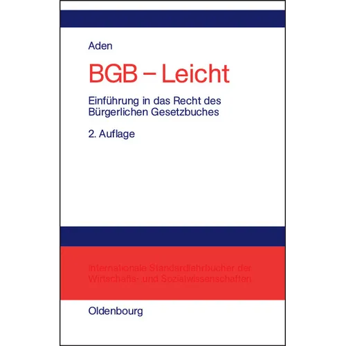BGB - Leicht: Einführung in Das Recht Des Bürgerlichen Gesetzbuches
