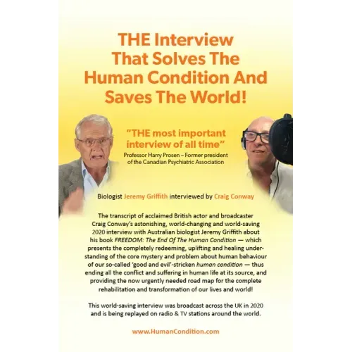 THE Interview That Solves The Human Condition And Saves The World!