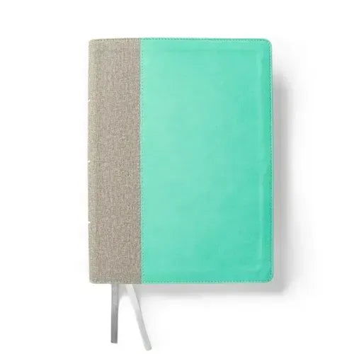 CSB Lifeway Women's Bible, Gray/Mint Leathertouch