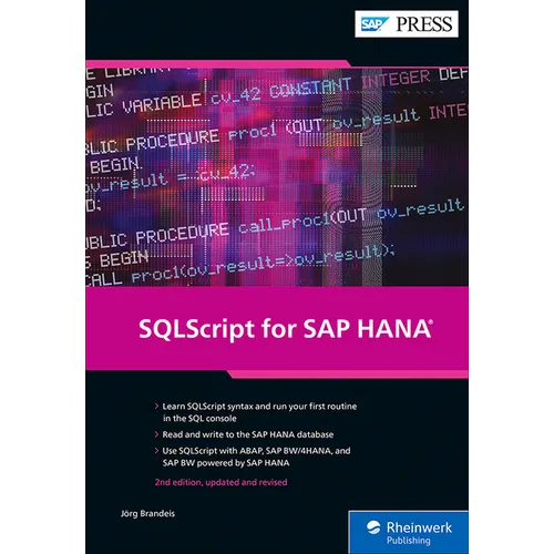 Sqlscript for SAP Hana