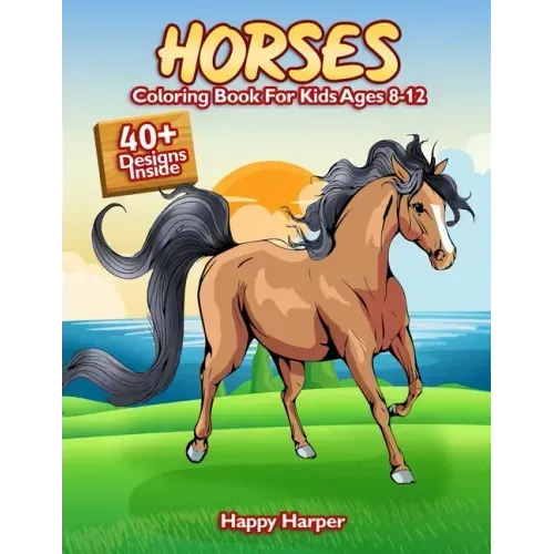 Horses Coloring Book