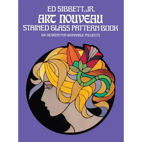 Art Nouveau Stained Glass Pattern Book
