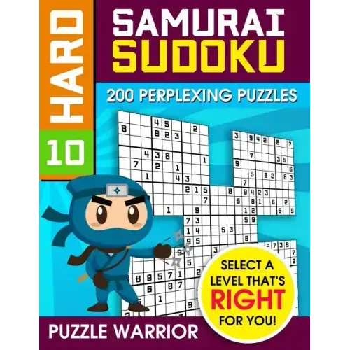 Hard Samurai Sudoku: 200 Perplexing Puzzles