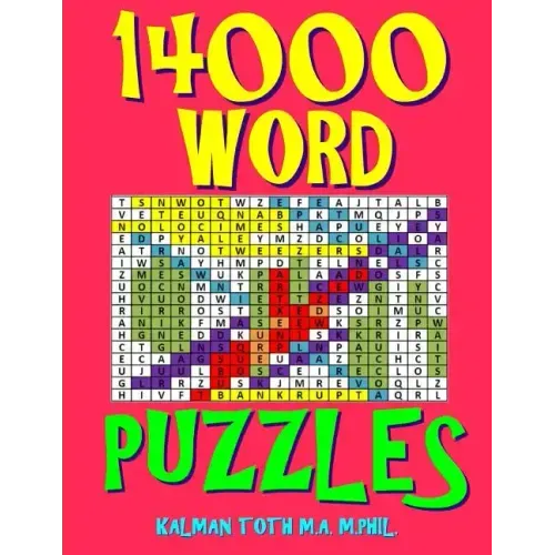 14000 Word Puzzles: 500 Large Print Challenging Word Search Puzzles Each with 28 Words