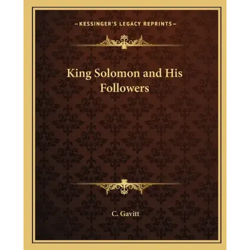 King Solomon and His Followers