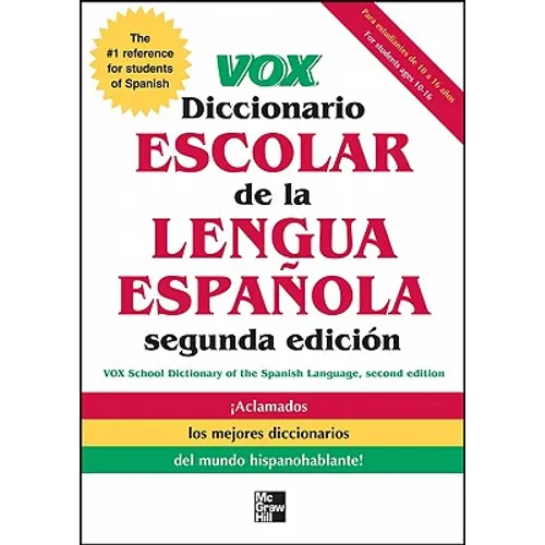 Vox Diccionario Escolar de la Lengua Espanola