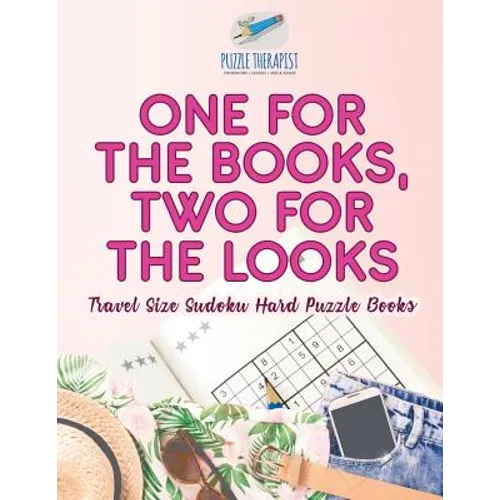 One for the Books, Two for the Looks Travel Size Sudoku Hard Puzzle Books