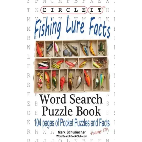 Circle It, Fishing Lure Facts, Word Search, Puzzle Book