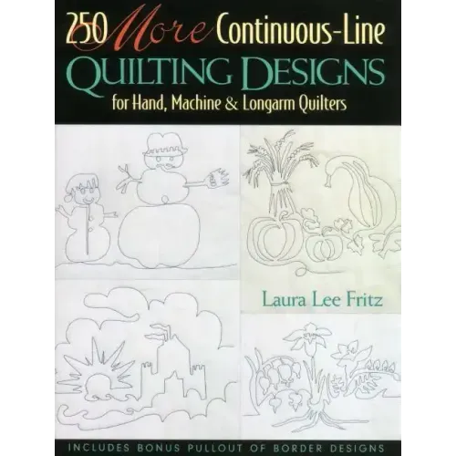 250 More Continuous-Line Quilting Design