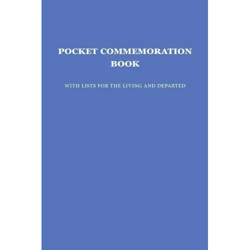 Pocket Commemoration Book