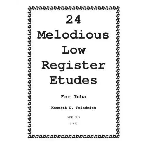 24 Melodious Low Register Etudes for Tuba