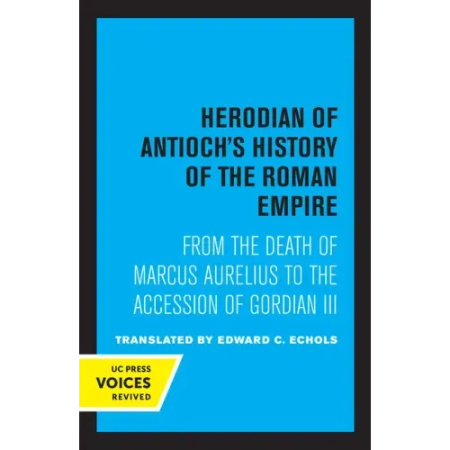 Herodian of Antioch's History of the Roman Empire