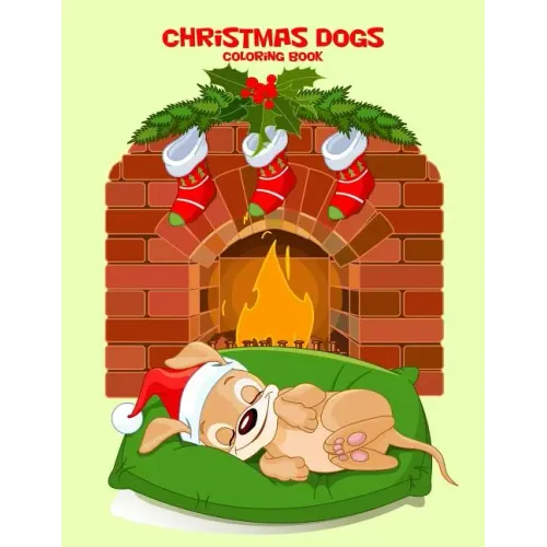 Christmas Dogs Coloring Book 1