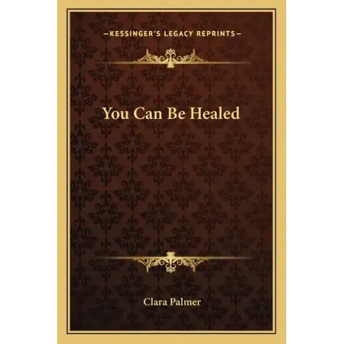 You Can Be Healed