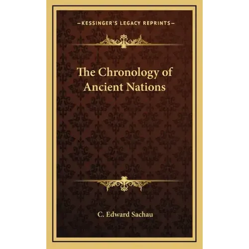 The Chronology of Ancient Nations