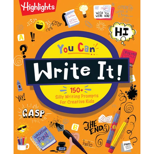 You Can Write It!: Creative Writing Book for Kids with Over 175 Storytelling Prompts, Writing Activities and Word Puzzles, Fun Gift for Kids Ages 6 an