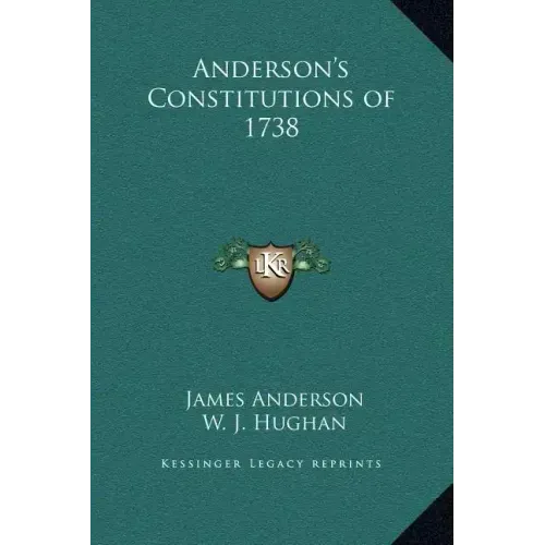 Anderson's Constitutions of 1738