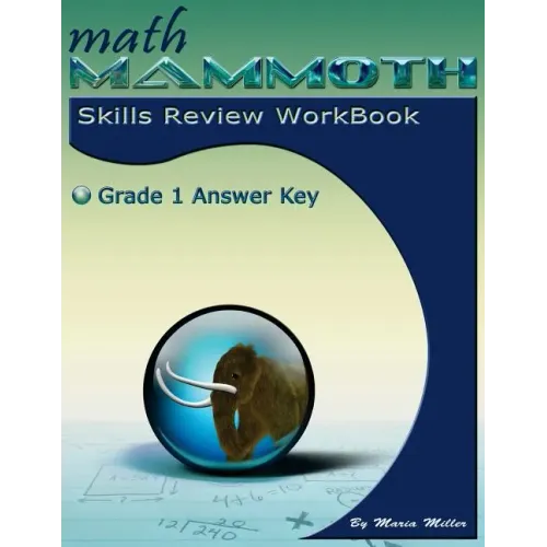 Math Mammoth Grade 1 Skills Review Workbook Answer Key