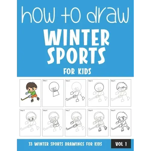 How to Draw Winter Sports for Kids - Vol 1