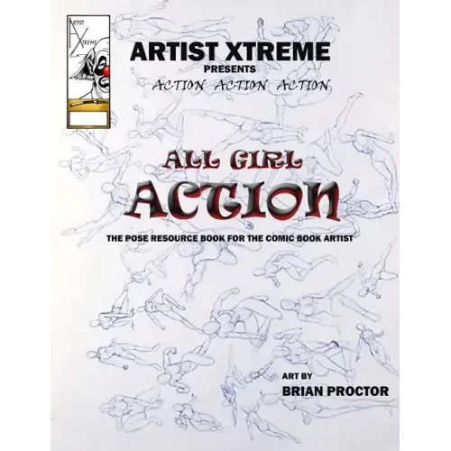 All Girl Action Pose Reference Book