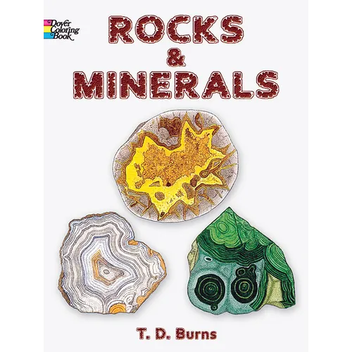 Rocks and Minerals Coloring Book