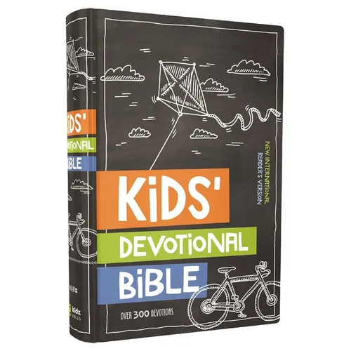 Nirv, Kids' Devotional Bible, Hardcover: Over 300 Devotions