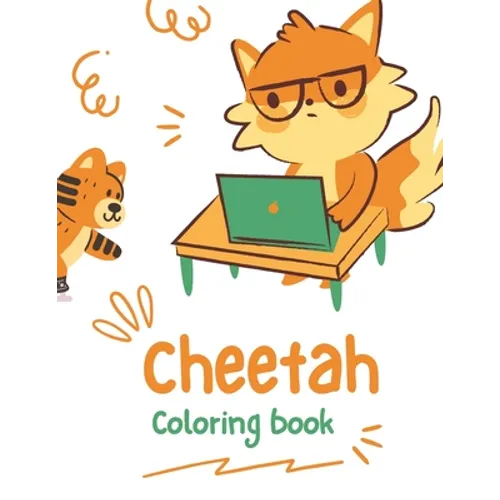 Cheetah Coloring Book